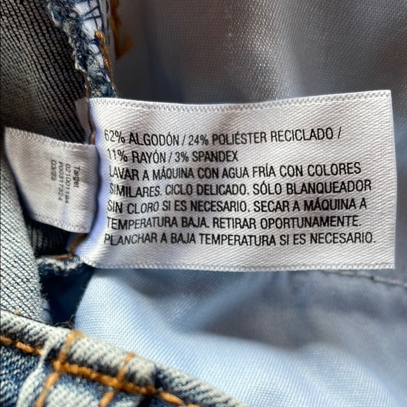 Ava &Viv High Rise Skinny Blue Stretch Jeans. New With Tags. Plus Size 18 - Picture 10 of 10